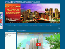 Tablet Screenshot of megaworldproperties.com